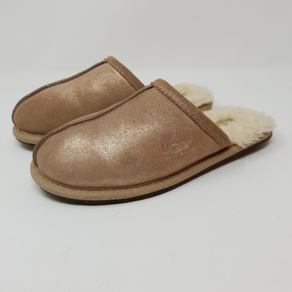 ugg metallic slippers